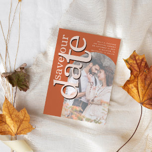 Reserve A Data Arch Typografia Foto Overlay Terracotta