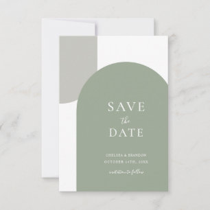 Reserve A Data Arco Boho Verde Salvia Mínimo Rústico Casamento Sc
