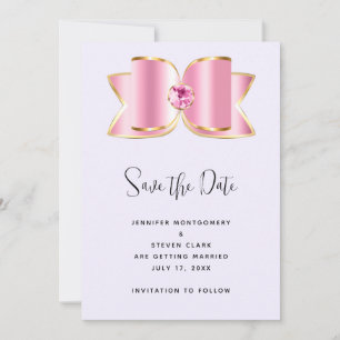 Reserve A Data Arco de Glam Rosa com Casamento Gemstone Central