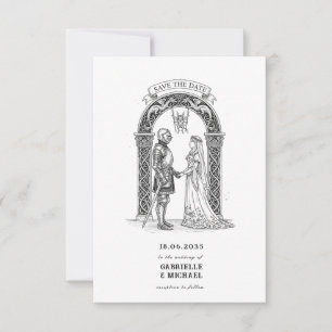 Reserve A Data Arco do Noivo da Cavalaria Gótica Medieval