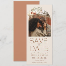 Reserve A Data Arco Floral Boho Foto Casamento Salve A Data