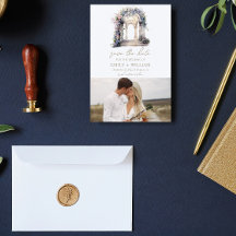 Arco Floral Casamento Aquarela Salve o Dia