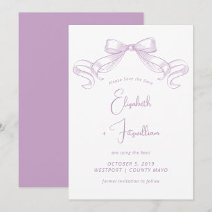 Reserve A Data Arco Romântico esboçado Lilac Tie The Knot