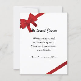 Reserve A Data Arcos Vermelhos Casamento de Inverno Salve a Data