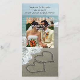 Reserve A Data Areia Escrevendo na praia, Intertravando Corações