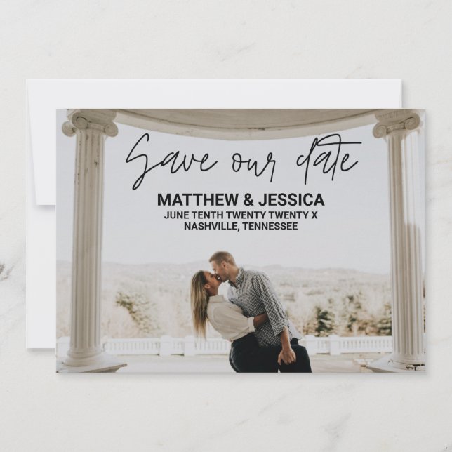 Reserve A Data Arquitetura Moderna Salvar a Data (Frente)