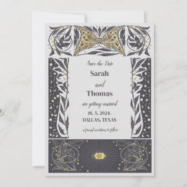 Reserve A Data Arte Celestial Nouveau Casamento Místico