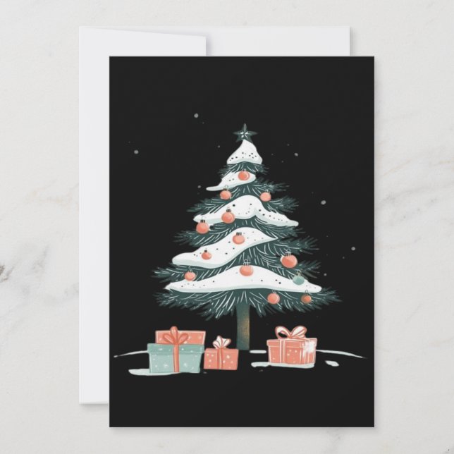 Reserve A Data árvore de Natal  (Frente)