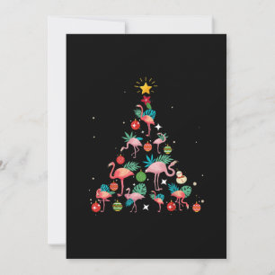 Reserve A Data Árvore de Natal Flamingo Engraçada