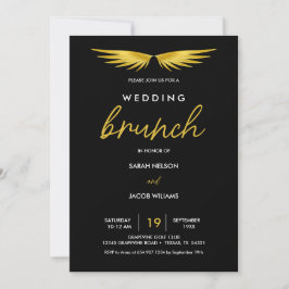 Reserve A Data Asas Douradas, Brunch Pós-Casamento Preto