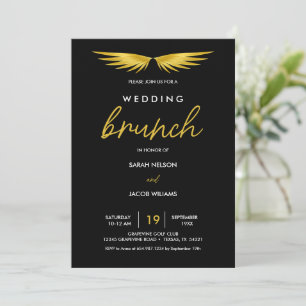 Reserve A Data Asas Douradas, Brunch Pós-Casamento Preto