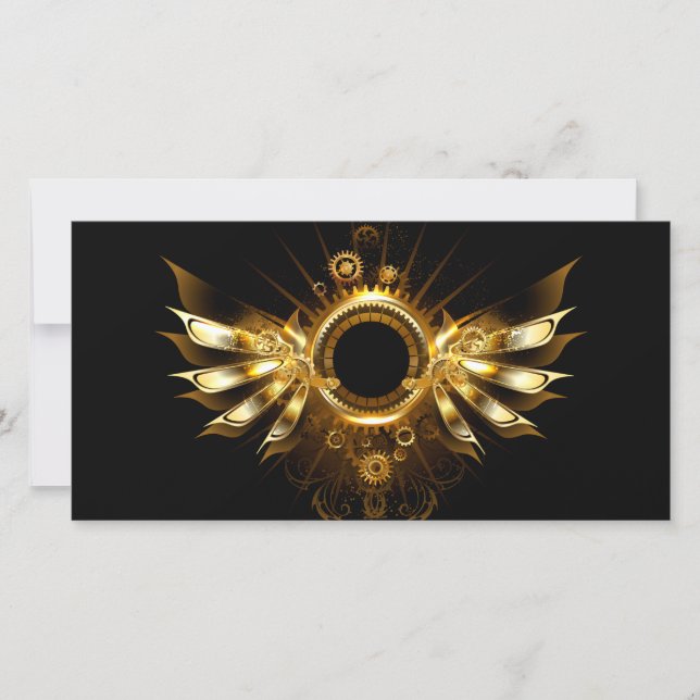 Reserve A Data Asas steampunk (Frente)