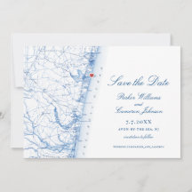 Asbury Park NJ Map Elegante Marinho Azul Foto