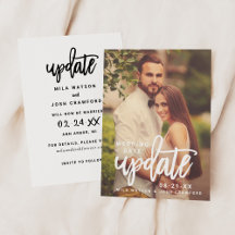 Atualização de Data de Casamento Foto de Script Br