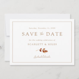 Reserve A Data Autumn Wedding