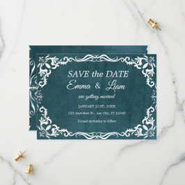 Reserve A Data Azul Teal Profundo Talavera Casamento Mexicano