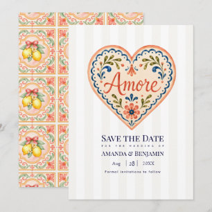 Reserve A Data Azulejo Cerâmico Amore Costa Amalfi Casamento Ital