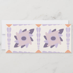 Reserve A Data Azulejo decorativo colorido roxo pastel