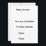 Reserve A Data Baby shower invitation<br><div class="desc">Baby shower invitation</div>