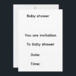 Reserve A Data Baby shower invitation<br><div class="desc">Baby shower invitation</div>