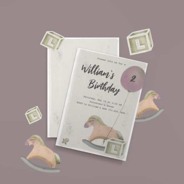 Reserve A Data Balão de Cavalo Rocking Horse Brinquedos de Convit (Criador carregado)