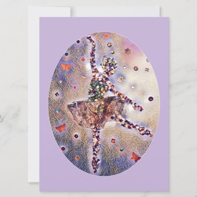 Reserve A Data Ballerina Púrpura Açúcar de Plum Fairy Cute Dancer (Frente)