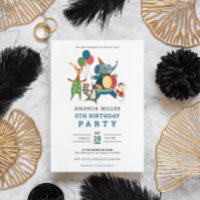 Banda De Música De Festas de aniversário De Animai