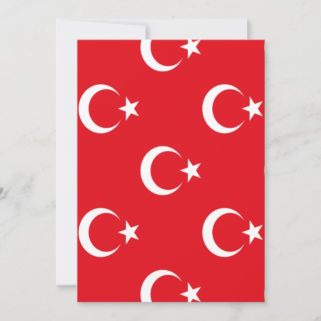Reserve A Data Bandeira da Turquia (Frente)