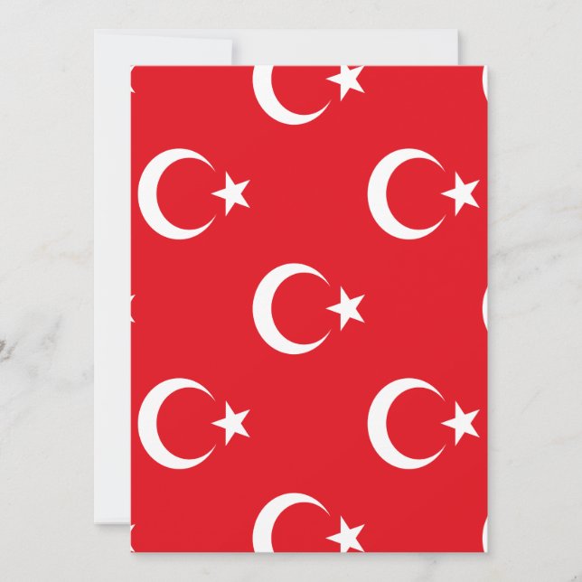 Reserve A Data Bandeira da Turquia (Frente)