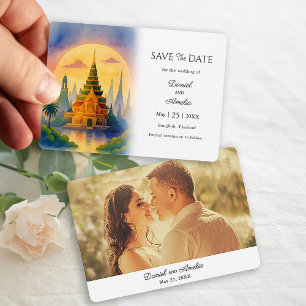 Reserve A Data Bangkok Tailândia Destino Casamento Salve a Data