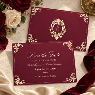 Reserve A Data Barroco Dourado em Borgonha para Casamento