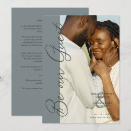 Reserve A Data Be our Guest Quote Minimalist Photo Fun Typography