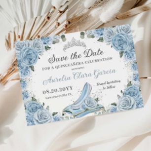 Reserve A Data Bebê Calçado De Vidro Floral Quinceañera Sweet 16