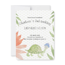 Bebê-Tartaruga-Cobra-d'água pintada à mão