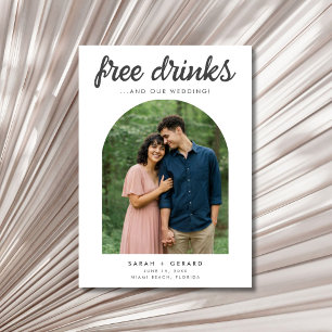Reserve A Data Bebidas Grátis Divertidas Fotografia de Casamento