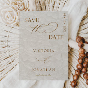 Reserve A Data Bege Neutro Simples Elegante Save The Date