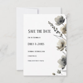 Reserve A Data Beige Neutral Floral Wedding