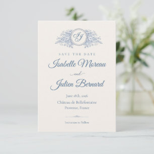 Reserve A Data Bellefontaine — Casamento Azul Francês Save the Da