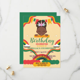 Reserve A Data Belo aniversário de meninas africanas afro-america