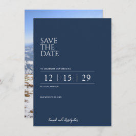 Reserve A Data Belo Casamento Azul