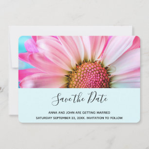 Reserve A Data Belo Casamento Fotográfico de Flor Rosa Fechado