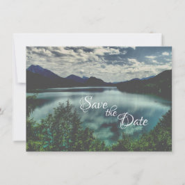 Reserve A Data Belo Lago Reflexões Casamento
