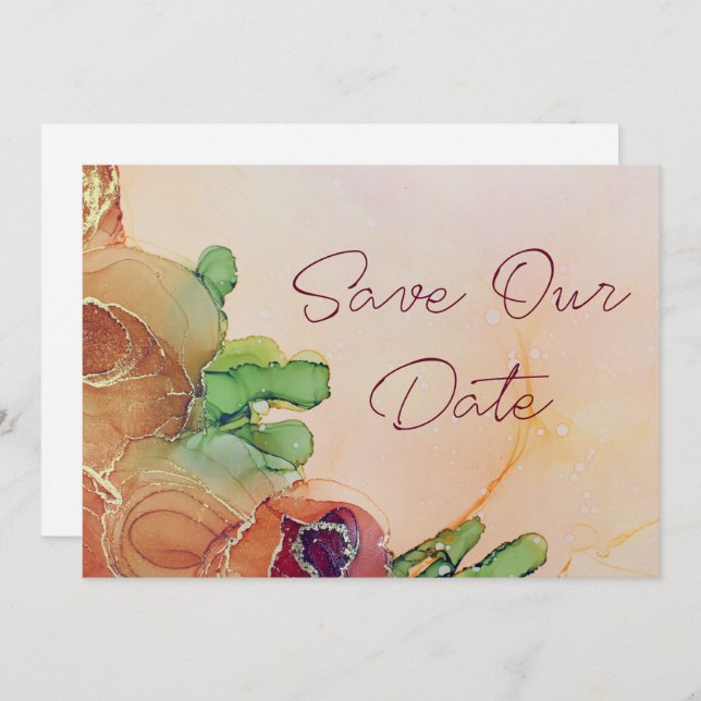 Reserve A Data Belo Terracotta (Frente/Verso)