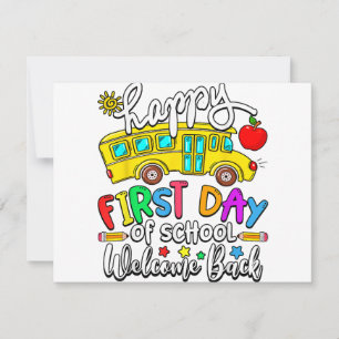 Reserve A Data Bem-Vindo À Escola Feliz Barramento De Professores