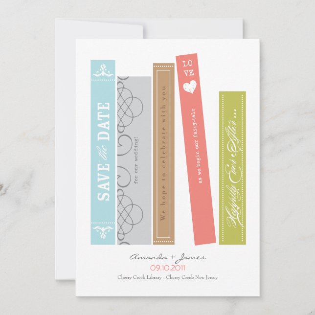 Reserve A Data Biblioteca Livro Salvar a Data (Frente)