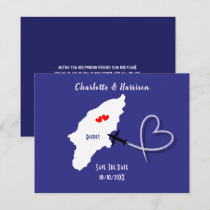 Reserve A Data Bilhete de Casamento em Rodes Grécia Destino