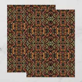 Reserve A Data Black White Henna Wallpaper – Paisley Floral Art