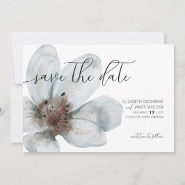 Reserve A Data Bloom: Romântico Moderno Floral ・ Script Elegante