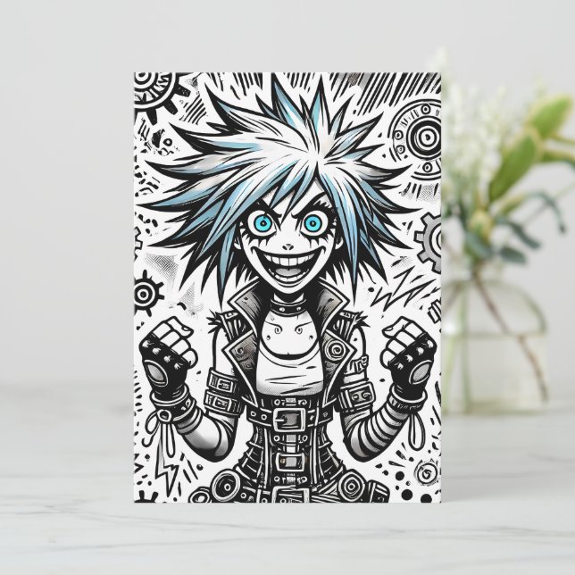 Reserve A Data blu_eye original de arte animada animada (Em pé/Frente)