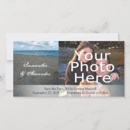 Reserve A Data Blue and Brown Sands ~ Beach Weding